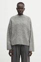 Odzież WRSTBHVR sweter z dodatkiem wełny Enci U7025GT.2977 szary