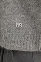 WRSTBHVR sweter z dodatkiem wełny Enci szary U7025GT.2977