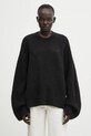 Odzież WRSTBHVR sweter z dodatkiem wełny Enci U7025GT.2977 czarny
