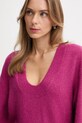 United Colors of Benetton sweter fioletowy 11CZD10FD