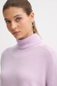 United Colors of Benetton sweter fioletowy 11CZD204F