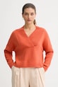 United Colors of Benetton sweter z dodatkiem wełny 1444D403H pomarańczowy AW25