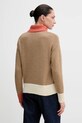 Ruházat United Colors of Benetton pulóver gyapjúkeverékből 16YCE204I bézs