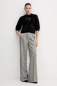 United Colors of Benetton sweter z dodatkiem wełny 18L4E10EV czarny AW25