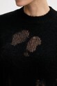 United Colors of Benetton sweter z dodatkiem wełny 18L4E10EV czarny