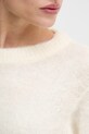 United Colors of Benetton sweter z dodatkiem moheru 1VAAD10F4 beżowy