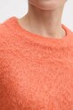 United Colors of Benetton sweter z dodatkiem moheru 1VAAD10F4 pomarańczowy