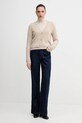 Sisley kardigan z dodatkiem wełny 122WL602S beżowy AW25