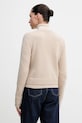 Ρούχα Ζακέτα με προσθήκη μαλλιού Sisley 122WL602S μπεζ