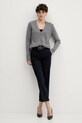 Sisley cardigan din amestec de lână 122WL602S gri AW25