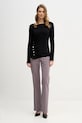 Sisley longsleeve 3JPXL108C czarny AW25