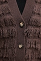 Sisley vestă din amestec de lână 18DLL602X maro