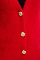 Morgan kamizelka z domieszką wełny MROUGE czerwony