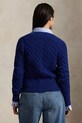 Вовняний кардиган Polo Ralph Lauren 211972104015 темно-синій AW25
