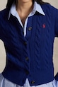 Polo Ralph Lauren kardigan wełniany granatowy 211972104015