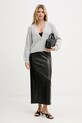 Haveone kardigan z domieszką wełny JIT.P021 szary AW25
