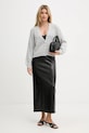 Haveone cardigan din amestec de lână JIT.P021 gri AW25