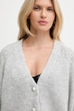 Haveone cardigan din amestec de lână gri JIT.P021