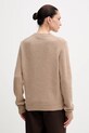 Odzież La Mania sweter wełniany MELLOW MELLOW beżowy