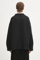 Odzież GANNI sweter z dodatkiem wełny Chunky Wool Mix K2610 szary