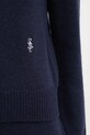 Sporty & Rich sweter wełniany SRC Cashmere granatowy WS01264302BL106
