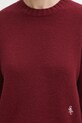 Vlněný svetr Sporty & Rich SRC Cashmere burgundské WS01262302RE10