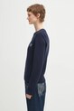 Bavlněný svetr Sporty & Rich S&R Nautical Knitted WS06563178BL106 námořnická modř AW25