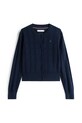 Детска памучна жилетка Tommy Hilfiger KG0KG08677.116.122.9BYA тъмносин AW25
