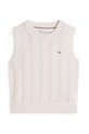 Бавовняний светр Tommy Hilfiger KG0KG08723.9BYA бежевий AW25