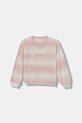 Guess sweter z domieszką wełny dziecięcy aplikacja różowy J5YR04.Z3OQ0.9BYA
