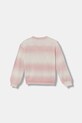 Guess sweter z domieszką wełny dziecięcy J5YR04.Z3OQ0.9BYA różowy AW25