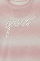 Dziewczynka Guess sweter z domieszką wełny dziecięcy J5YR04.Z3OQ0.9BYA różowy