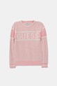 Guess pulover pentru copii din amestec de lână cu modele roz K5YR00.Z3OJ0.9BYA
