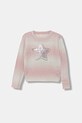 Guess sweter z domieszką wełny dziecięcy z domieszką wełny różowy K5YR07.Z3OQ0.9BYA