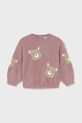 Mayoral sweter dziecięcy pozostałe różowy 2356.4H.Baby.9BYA