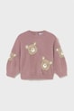 Mayoral sweter dziecięcy pozostałe różowy 2356.4H.Baby.9BYA
