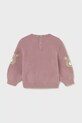 Mayoral sweter dziecięcy 2356.4H.Baby.9BYA różowy AW25