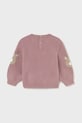 Mayoral sweter dziecięcy 2356.4H.Baby.9BYA różowy AW25
