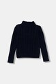 Detský bavlnený sveter Polo Ralph Lauren 313978862001 tmavomodrá AW25