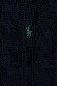 Dievča Detský bavlnený sveter Polo Ralph Lauren 313978862001 tmavomodrá