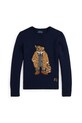 Παιδικό βαμβακερό πουλόβερ Polo Ralph Lauren άλλο σκούρο μπλε 313978870001