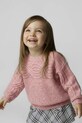 Detský sveter Mayoral stredne hrubá ružová 4306.6K.Mini.9BYA