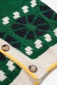 Bobo Choses kardigan z domieszką wełny dziecięcy Kaleidoscope zielony 225AC114