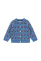 Konges Sløjd kardigan z dodatkiem wełny BELOU KNIT CARDIGAN KS103711.9BYA niebieski AW25