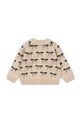 Παιδικό κάρδιγκαν Konges Sløjd BELOU KNIT COLLAR CARDIGAN KS103712.9BYA μπεζ AW25