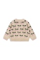 Konges Sløjd kardigan dziecięcy BELOU KNIT COLLAR CARDIGAN KS103712.9BYA beżowy AW25