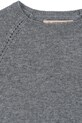 Dziewczynka Konges Sløjd sweter z dodatkiem kaszmiru CATHY KNIT SWEATER KS103748.9BYA szary