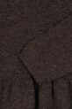Konges Sløjd sweter z dodatkiem kaszmiru CATHY KNIT SWEATER brązowy KS103748.9BYA
