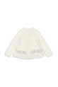 Dziewczynka Konges Sløjd kardigan dziecięcy MINIA FRILL CARDIGAN KS103913.9BYA biały