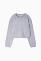 Patrizia Pepe maglione per bambini K277 con aggiunta di lana grigio 7K0059